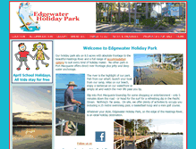 Tablet Screenshot of edgewaterholidaypark.com.au